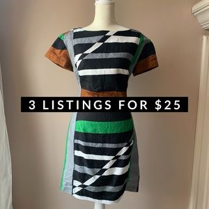 Derek Lam Shift Dress Size 4 - Retro 80’s Vibe